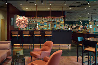 bar at scandic ornskoldsvik in sweden