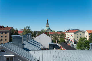 View from a room in upper floors Scandic Oulu Station