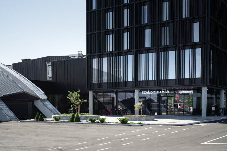 Entrance at Scandic Hamar