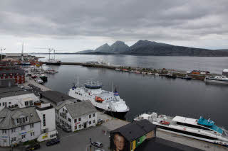 View over harbor, Scandic Syv Søstre Sandnessjøen