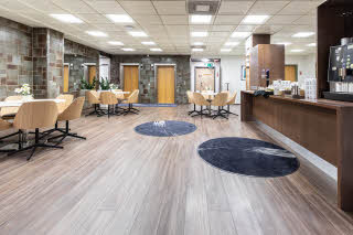 conference lounge at scandic oulu station in finland