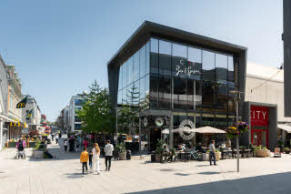 Facade at hotel Scandic City in Fredrikstad Norway