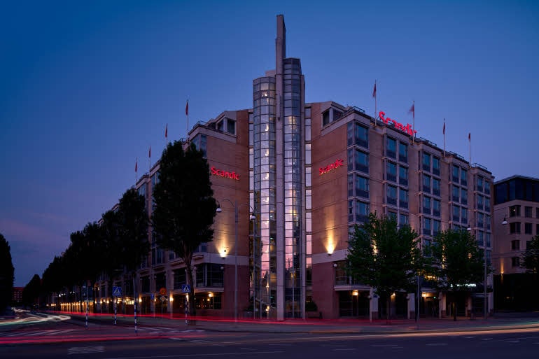 exterior of scandic crown in gothenburg