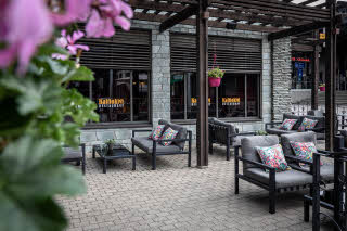 terrace at scandic rukahovi in rukatunturi finland