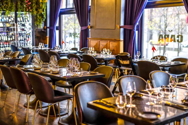 capa restaurant at scandic palace in copenhagen