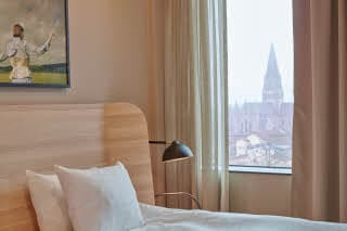 Twin room detail at Scandic Orebro Central