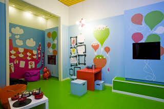 Play room kids area Scandic Infra City