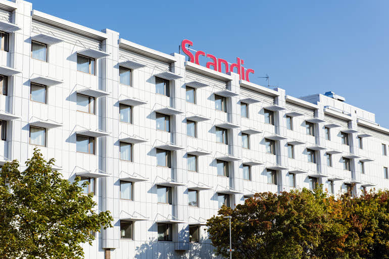 Facade exterior hotel Scandic Vasteras