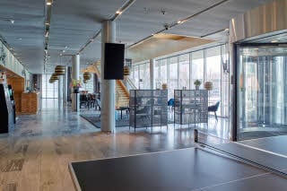 lobby at scandic talk in stockholm