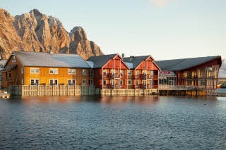 Exterior Facade hotel Scandic Svolvaer Lofoten