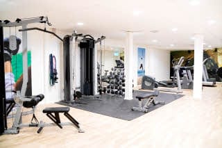 gym at scandic plaza in boras sweden
