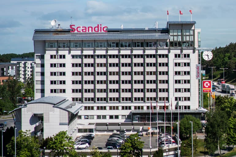 Facade overview Scandic Jarva Krog