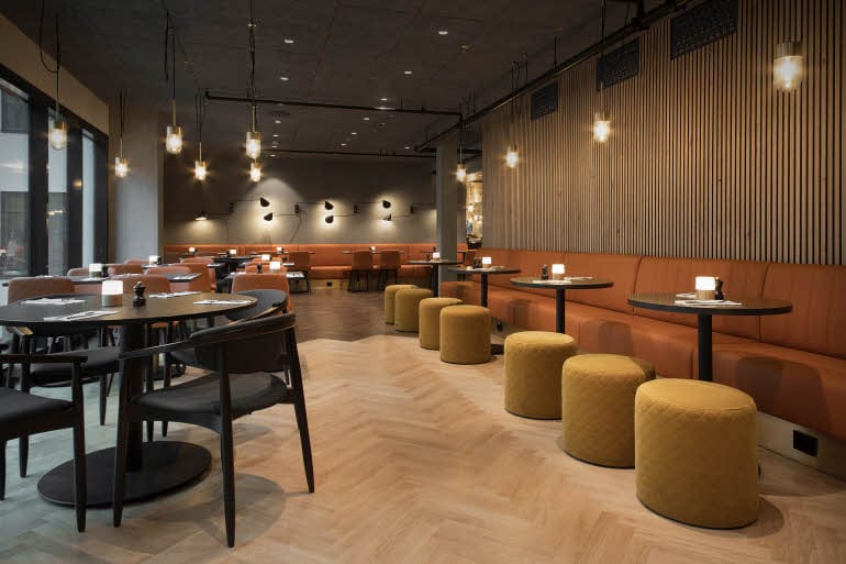 restaurant at scandic sjolyst in oslo norway