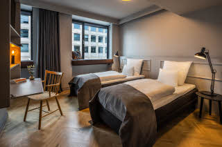 twin superior room at scandic norreport