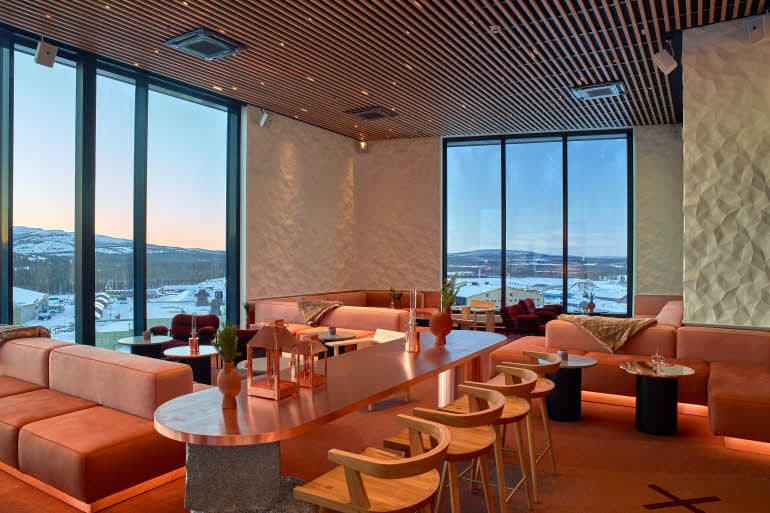 skybar at hotel scandic Kiruna