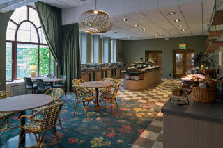 breakfast area at scandic swania