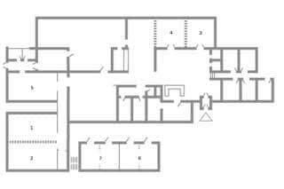 Floor plan hotel Scandic Odense
