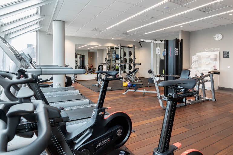 Gym at hotel Scandic Europa Gothenburg