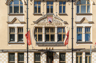 facade of grand börs meeting centre scandic hamburger bors in turku