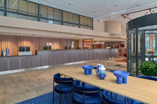 lobby reception at scandic swania