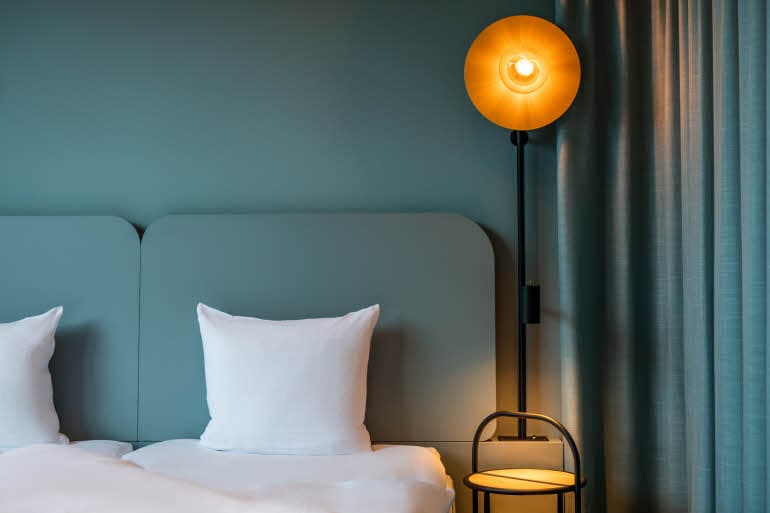 close up bed twin superior at scandic sydhavnen