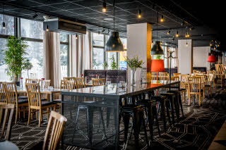 Restaurant center table Scandic Umea Syd