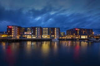 facade at scandic nidelven in trondheim