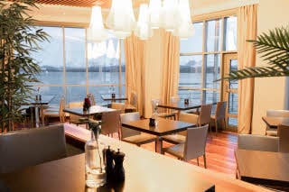 breakfast area at scandic seilet in molde