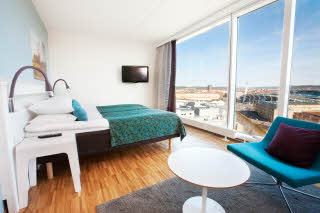 Superior room bed Scandic Opalen Gothenburg