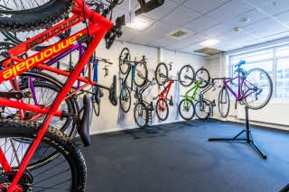 Bike room detail Scandic Elmia Jonkoping