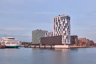 facade at scandic oceanhamnen in helsingborg