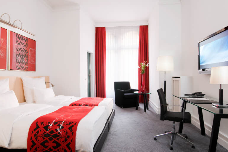 Room of Scandic Palace Hotel in Copenhagen