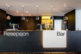 Reception and bar