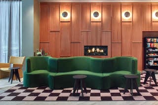 Lobby at Scandic Park in Stockholm