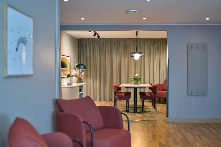 presidential suite at scandic europa in gothenburg