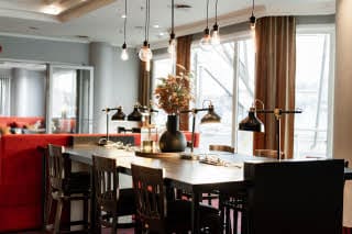 lobby at scandic kristiansund in norway