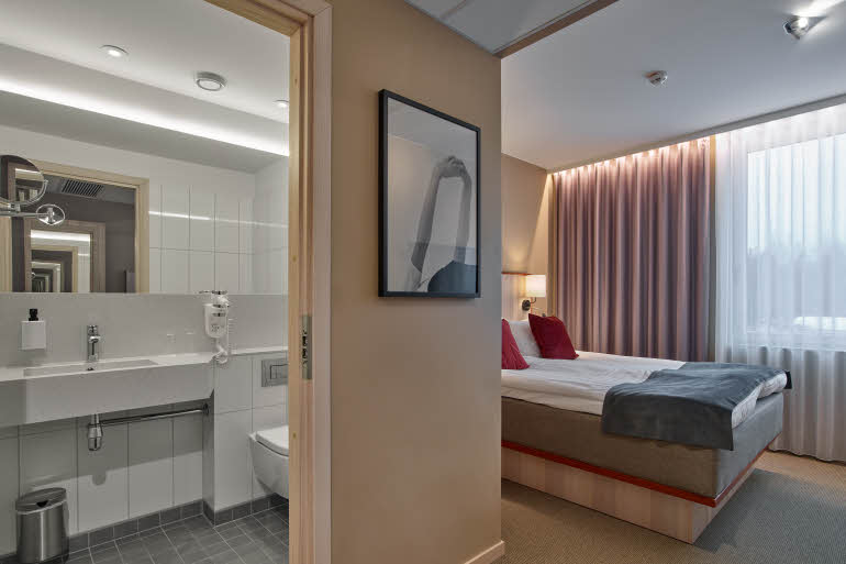 Standard room in Scandic Arlandastad in Stockholm