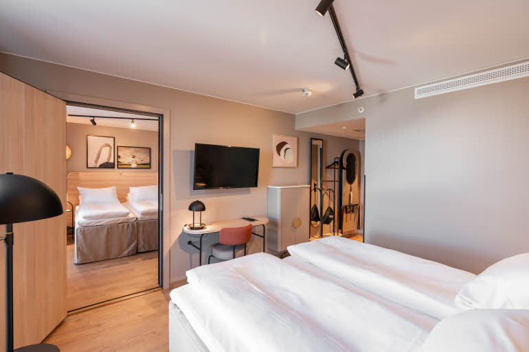 connecting room at scandic hamar in hamar