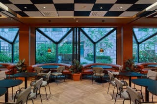 Restaurant view Scandic Park in Stockholm