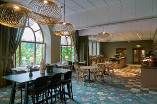 breakfast area at scandic swania