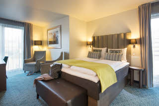 Scandic Bakklandet, Trondheim, superior extra room, bed