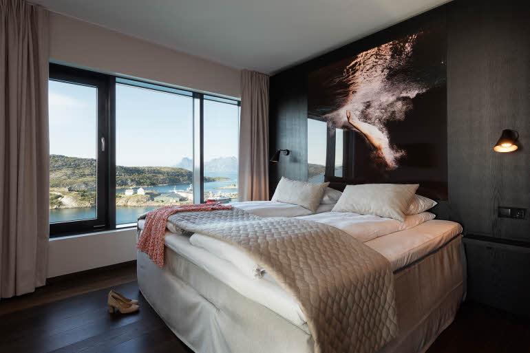 Scandic Havet, Bodo, suite, bedroom