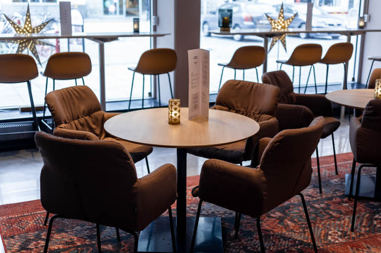 Bar in Scandic Uplandia in Uppsala Sweden