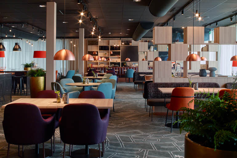 Restaurant and bar at Scandic Luleå