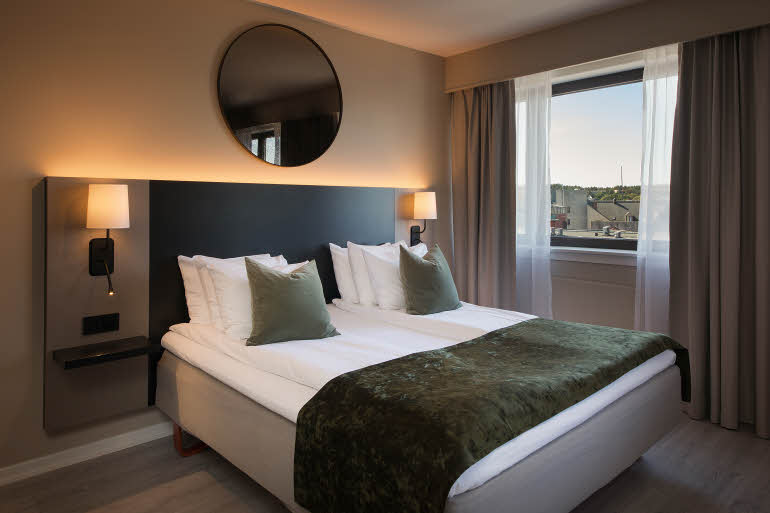 standard family four room at scandic city fredrikstad in norway
