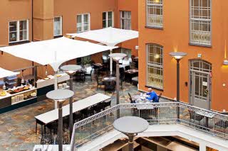 Stortorget inner courtyard and atrium at Scandic Klara