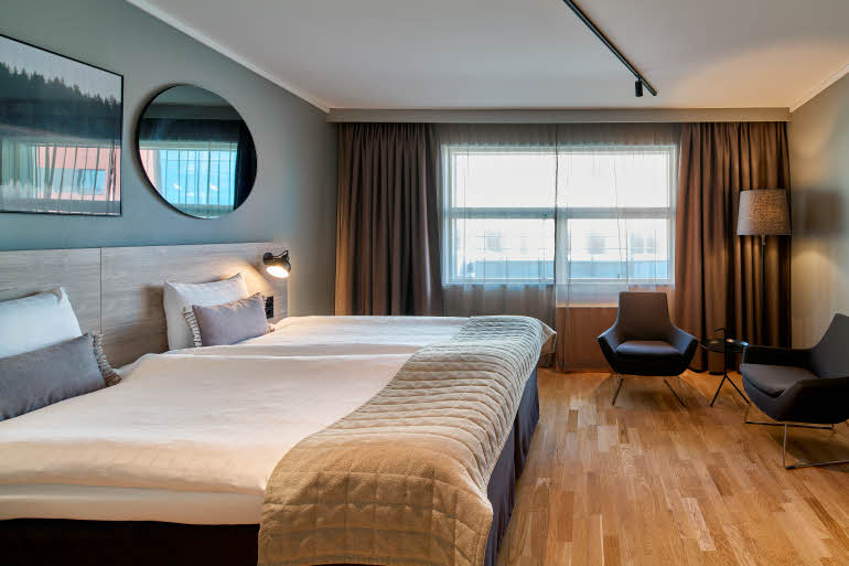 superior room at scandic molndal in gothenburg sweden