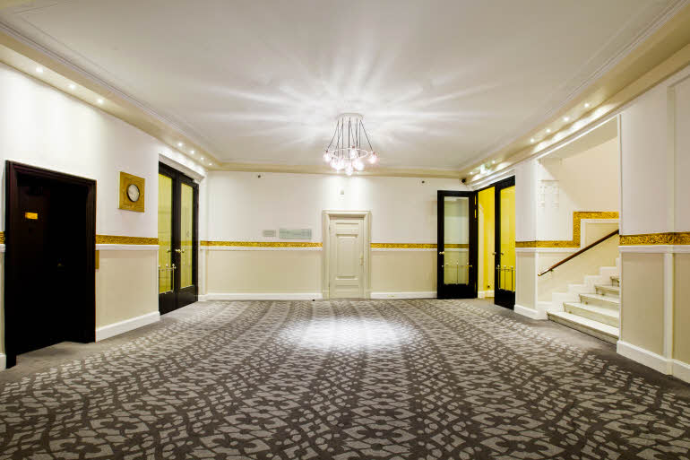 Corridor of Scandic Palace Hotel in Copenhagen