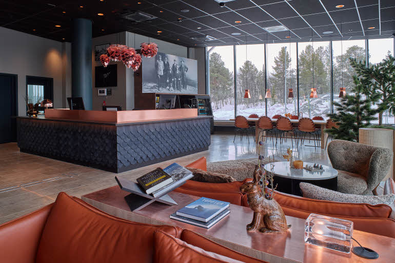 reception at scandic Kiruna