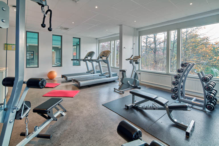 gym at scandic sodertalje